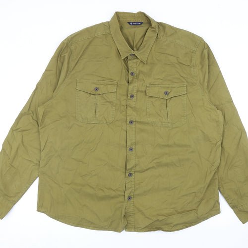 Avenue Womens Green Jacket Size 2XL Button - Shirt Jacket