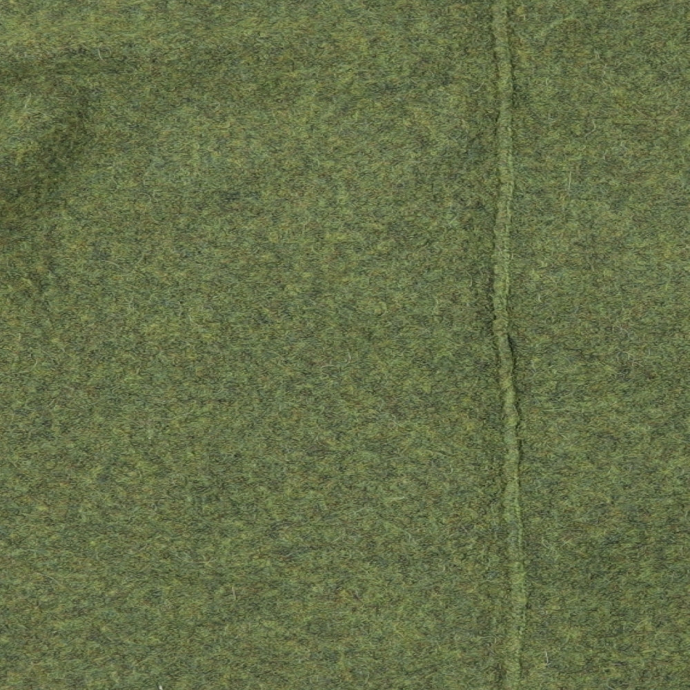 White Stuff Womens Green Round Neck Acrylic Pullover Jumper Size 8