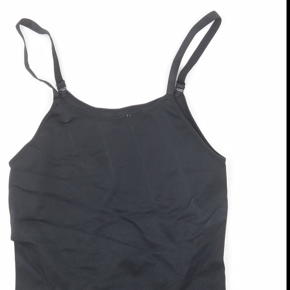 Shapermint Essentials Womens Black Polyamide Camisole Tank Size XL Round Neck - Stretch material