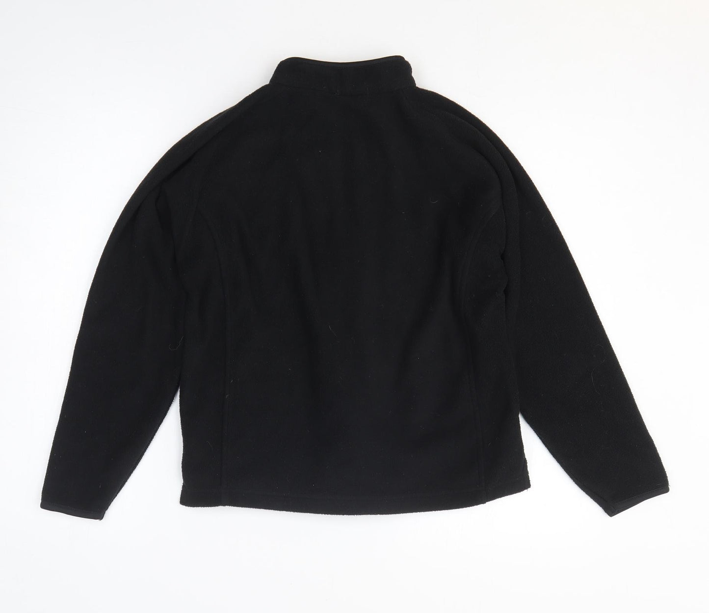 Preworn Mens Black Polyester Full Zip Sweatshirt Size XS