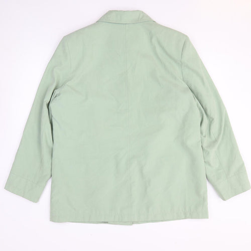 EWM Womens Green Jacket Size L Zip