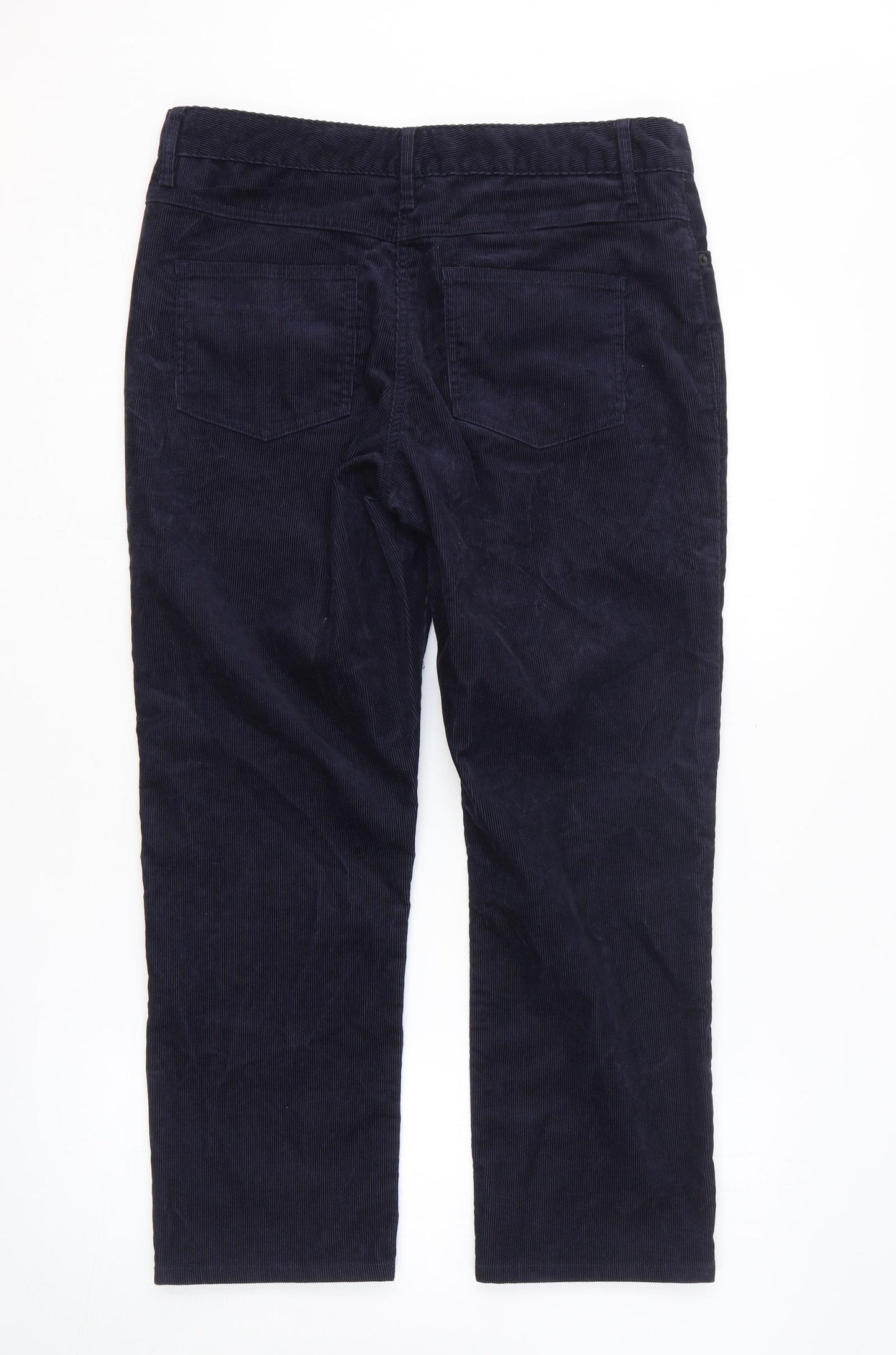 Rohan Womens Blue Cotton Straight Jeans Size 10 L25 in Regular Zip