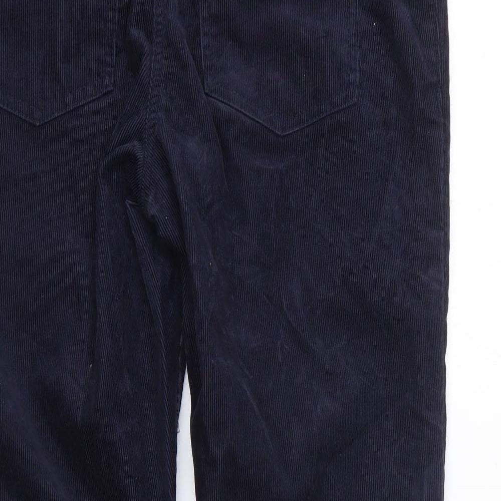Rohan Womens Blue Cotton Straight Jeans Size 10 L25 in Regular Zip