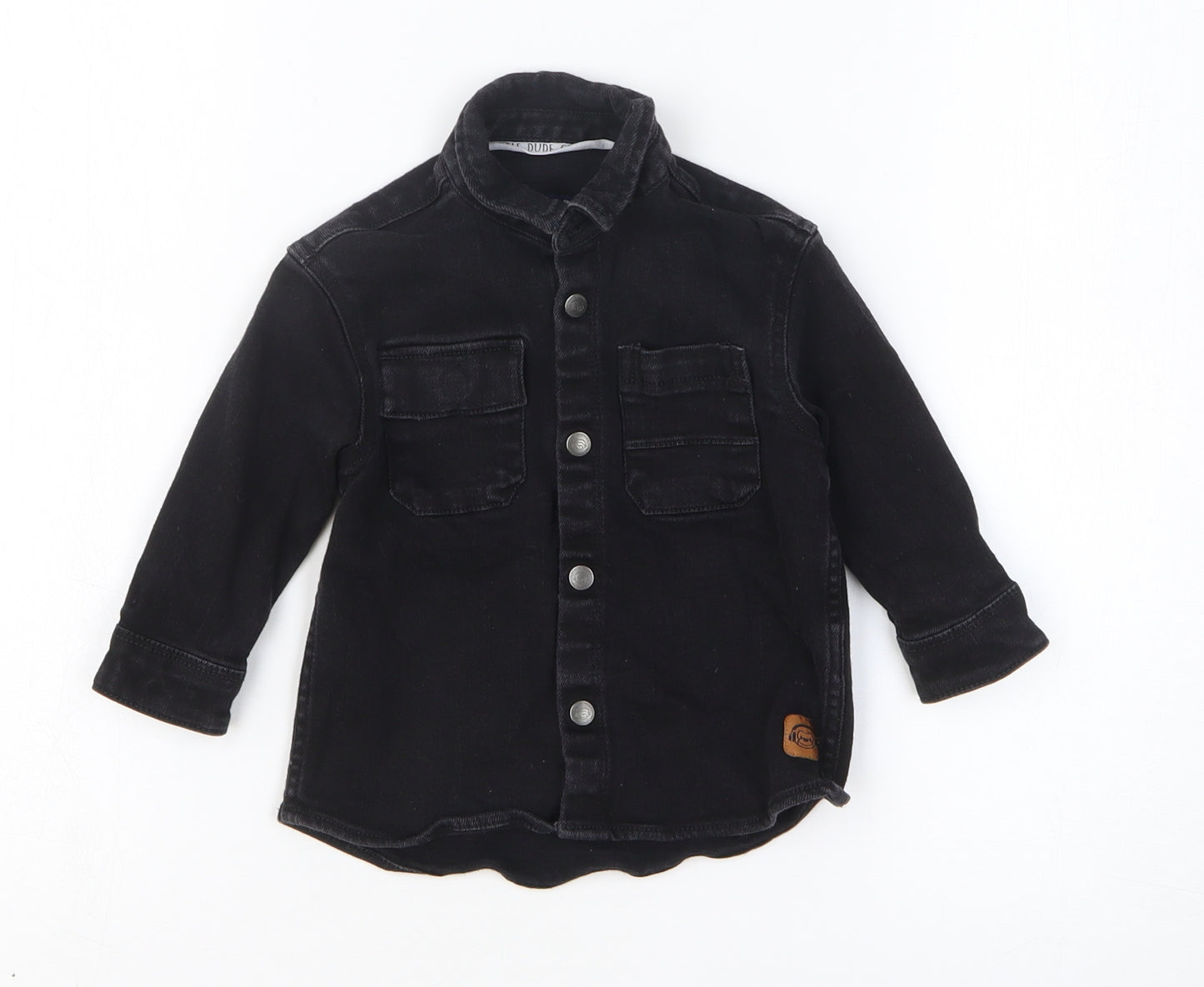 NEXT Boys Black Jacket Size 9-12 Months Button