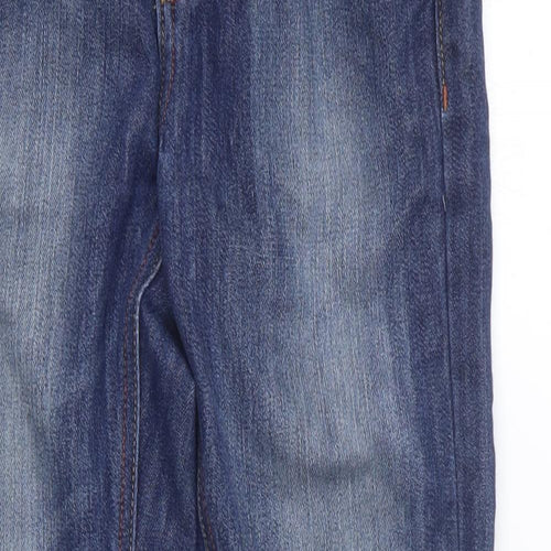 NEXT Boys Blue Cotton Straight Jeans Size 10 Years Regular Zip