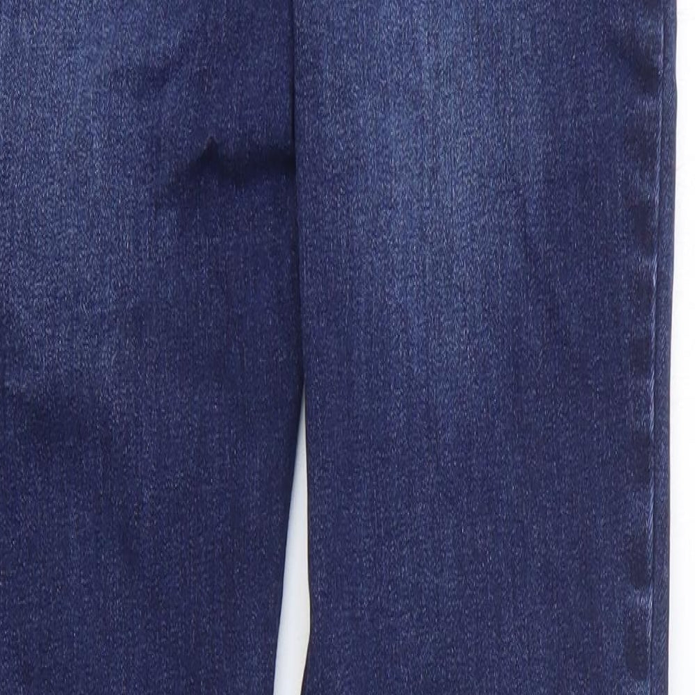 Boden Boys Blue Cotton Straight Jeans Size 13 Years Regular Zip