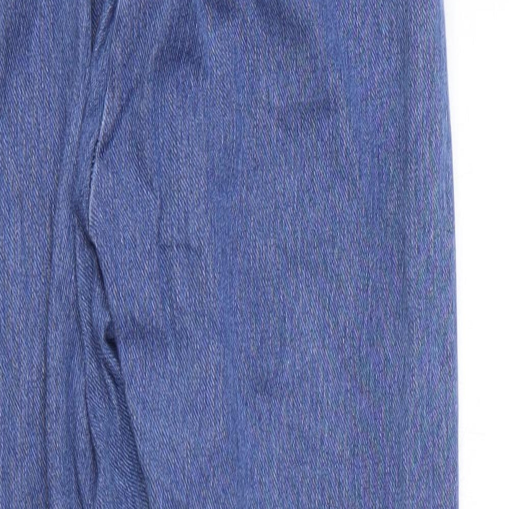 Lysse Womens Blue Cotton Jegging Jeans Size 12 L28 in Regular