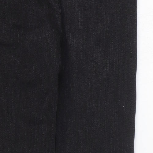 Preworn Womens Black Cotton Skinny Jeans Size 25 in L24 in Regular Zip