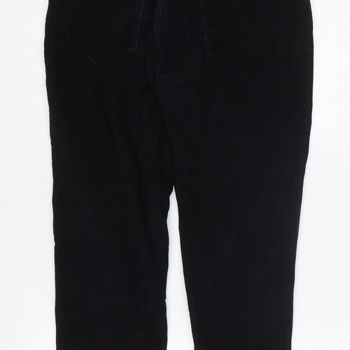 Urban Outfitters Womens Black Cotton Tapered Jeans Size 30 in L30 in Regular Button