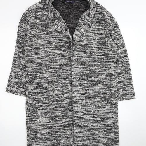 Marks and Spencer Womens Grey Overcoat Coat Size 12