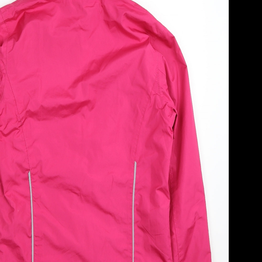 Crane Womens Pink Windbreaker Coat Size 8 Zip - Size 8-10