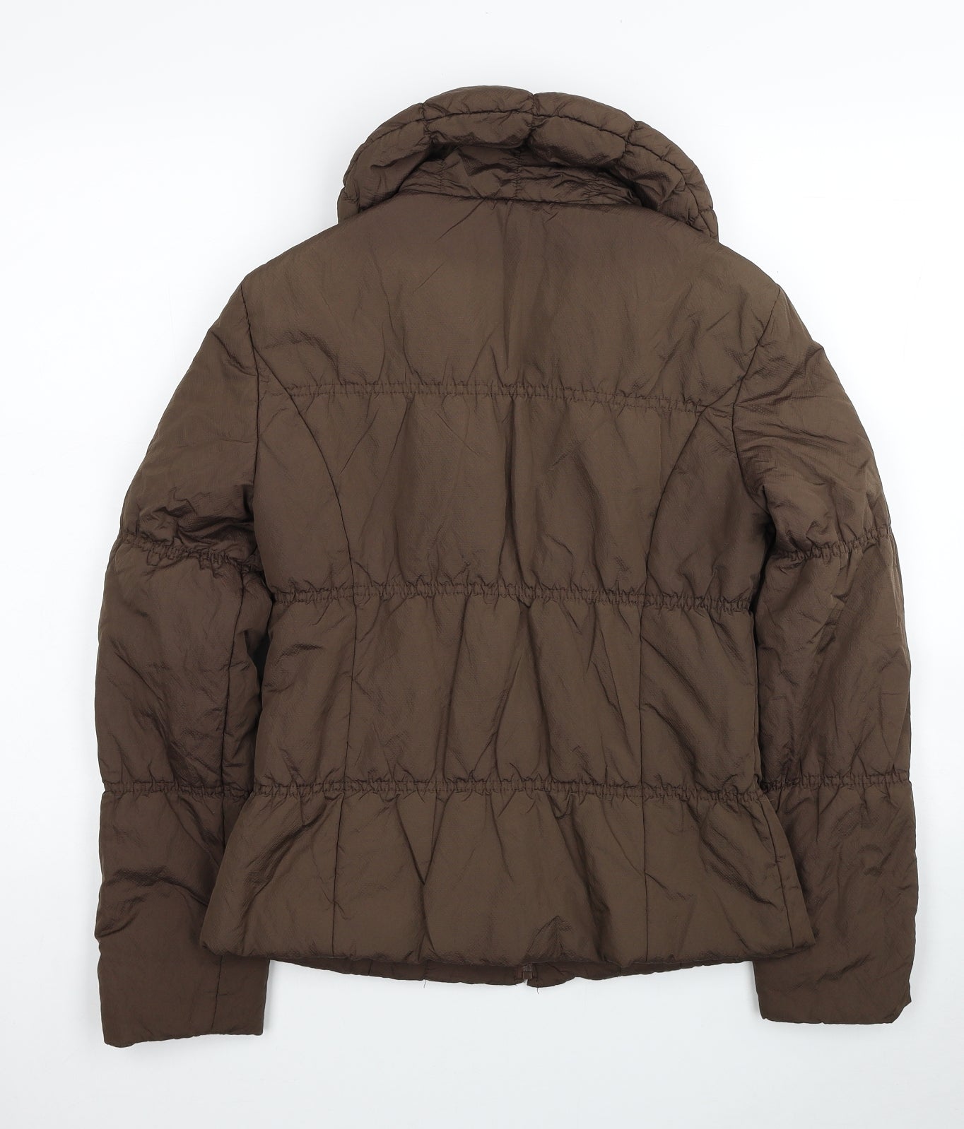 Kaliko Womens Brown Puffer Jacket Jacket Size 8 Zip