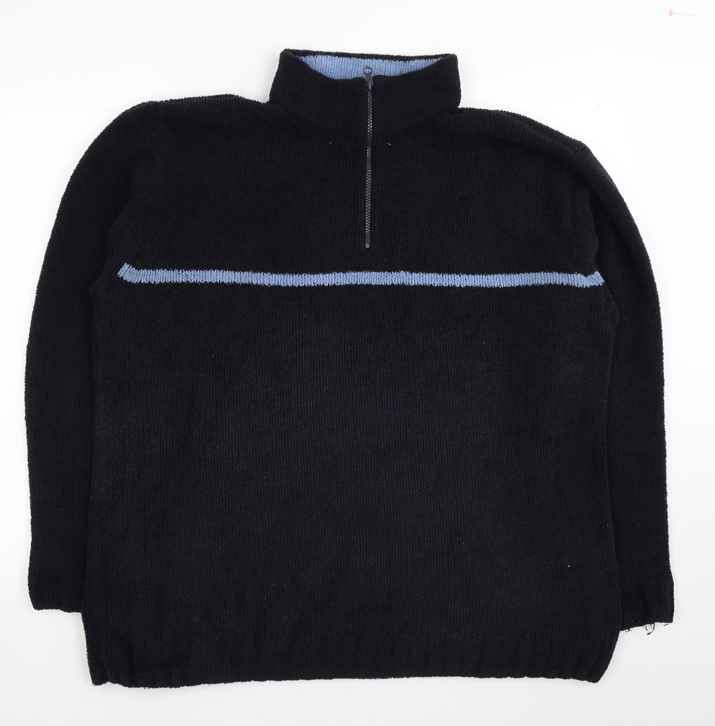 Cutting Edge Womens Black Polyester Pullover Sweatshirt Size XL Pullover