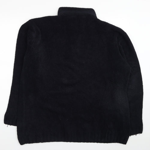 Cutting Edge Womens Black Polyester Pullover Sweatshirt Size XL Pullover