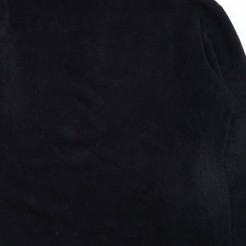 Cutting Edge Womens Black Polyester Pullover Sweatshirt Size XL Pullover