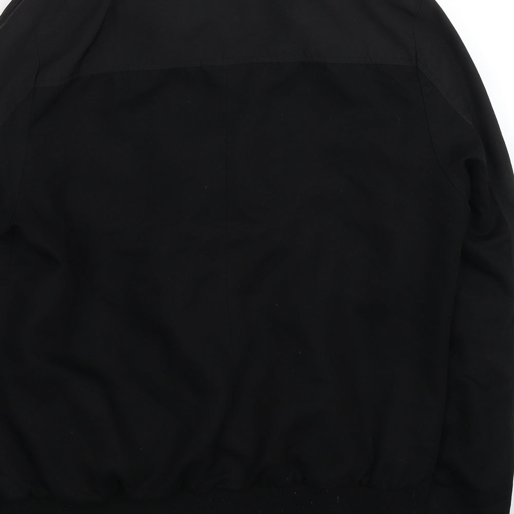 Anita & Green Womens Black Bomber Jacket Jacket Size M Zip