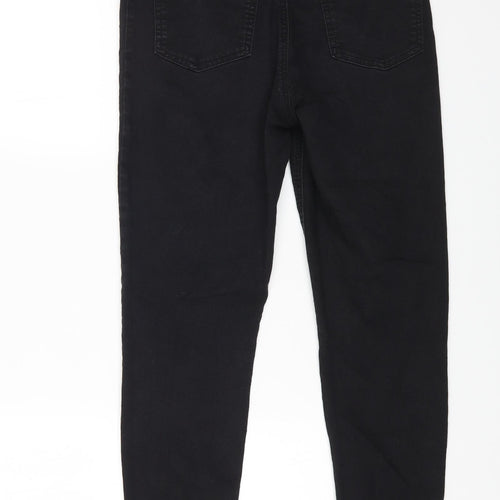 Marks and Spencer Womens Black Cotton Jegging Jeans Size 12 L25 in Regular