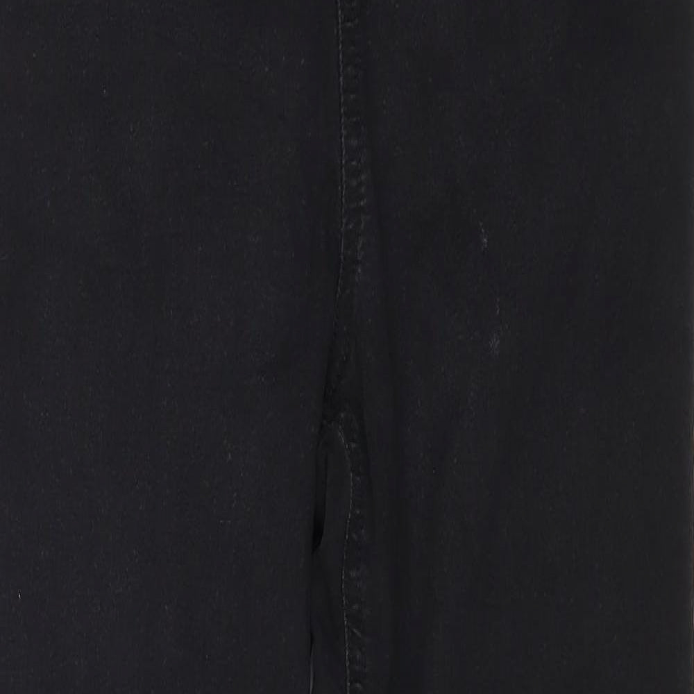 Marks and Spencer Womens Black Cotton Jegging Jeans Size 12 L25 in Regular