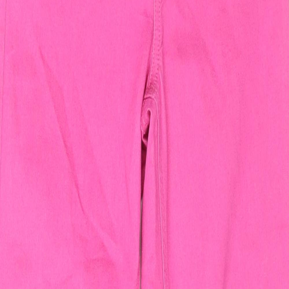 Marks and Spencer Womens Pink Cotton Jegging Jeans Size 6 L27 in Regular