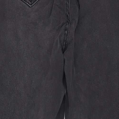 Marks and Spencer Womens Black Cotton Skinny Jeans Size 12 L24 in Regular Button