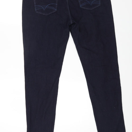 Denim & Co. Womens Blue Cotton Jegging Jeans Size 18 L28 in Regular