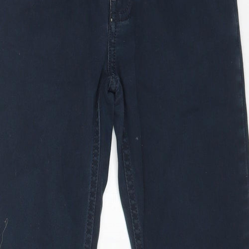 Timberland Womens Blue Cotton Straight Jeans Size 10 L24 in Regular Button