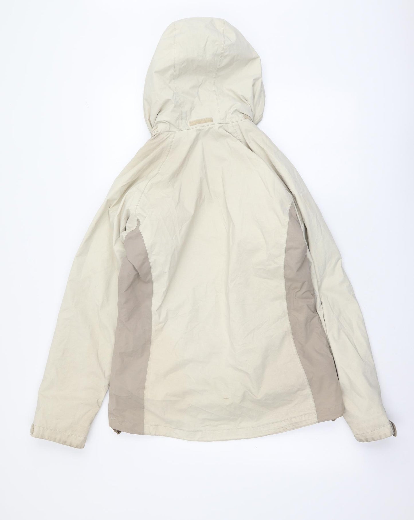 Berghaus Womens Beige Rain Coat Jacket Size 10 Zip