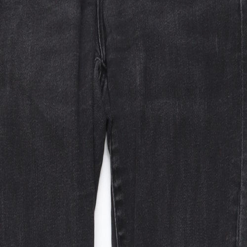 Gap Womens Grey Cotton Skinny Jeans Size 26 in L28 in Regular Button