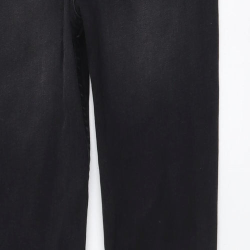 George Boys Black Cotton Skinny Jeans Size 11-12 Years Regular Button
