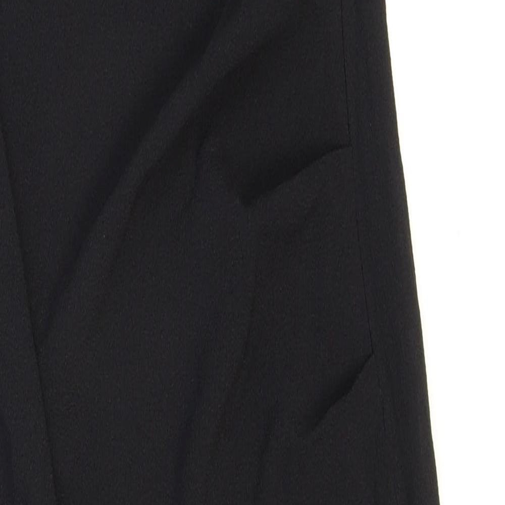 Zara Womens Black Polyester Bodycon Size S Off the Shoulder Zip