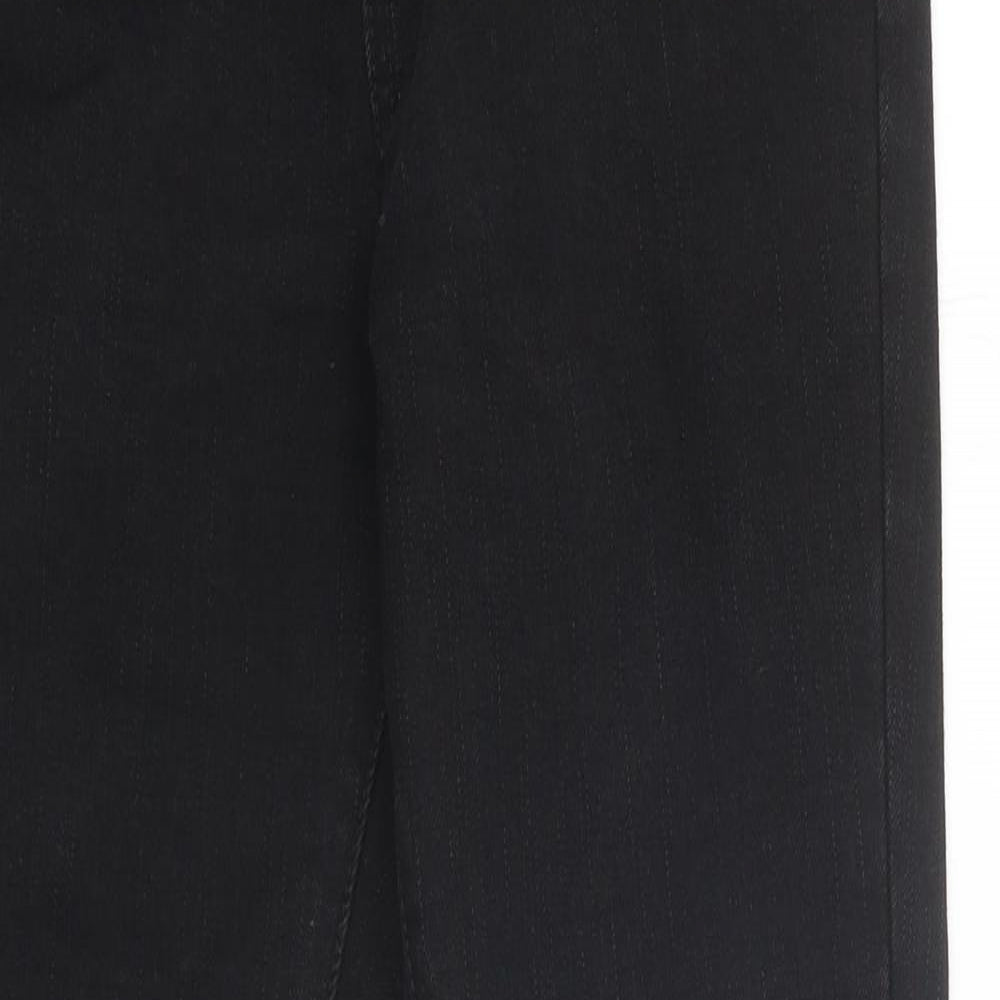 George Womens Black 100% Cotton Skinny Jeans Size 10 L31 in Regular Zip