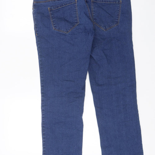 Dorothy Perkins Womens Blue 100% Cotton Skinny Jeans Size 10 L29 in Regular