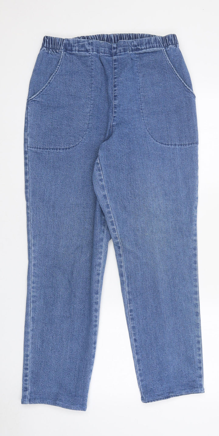 Soft &Barrow Womens Blue 100% Cotton Skinny Jeans Size M L29 in Regular - Short