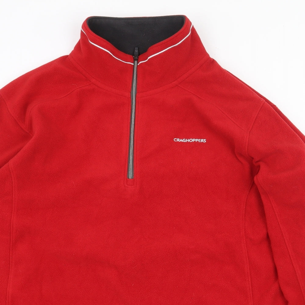 Craghoppers Mens Red Polyester Pullover Sweatshirt Size XL