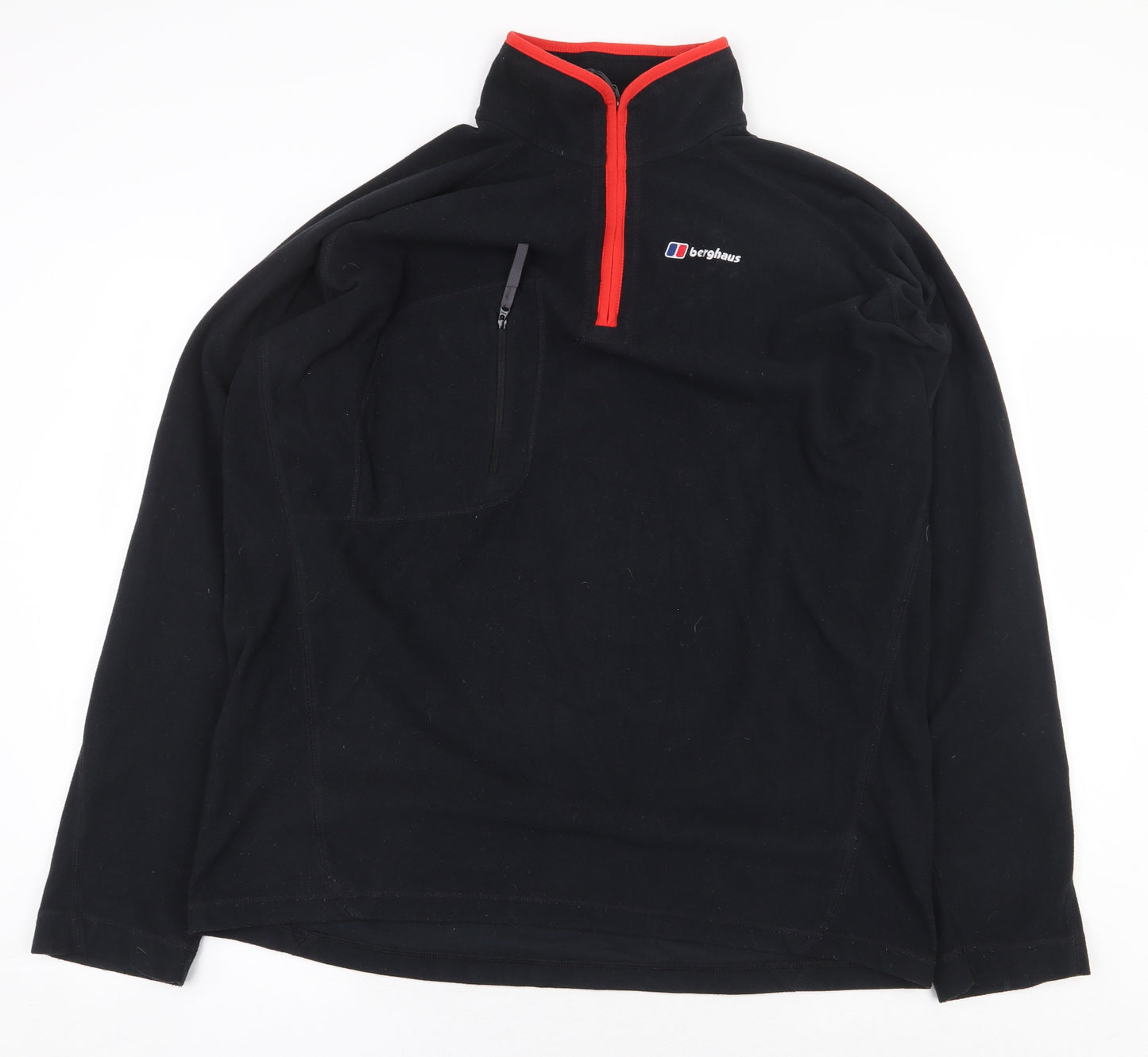 Berghaus Mens Black Polyester Pullover Sweatshirt Size XL