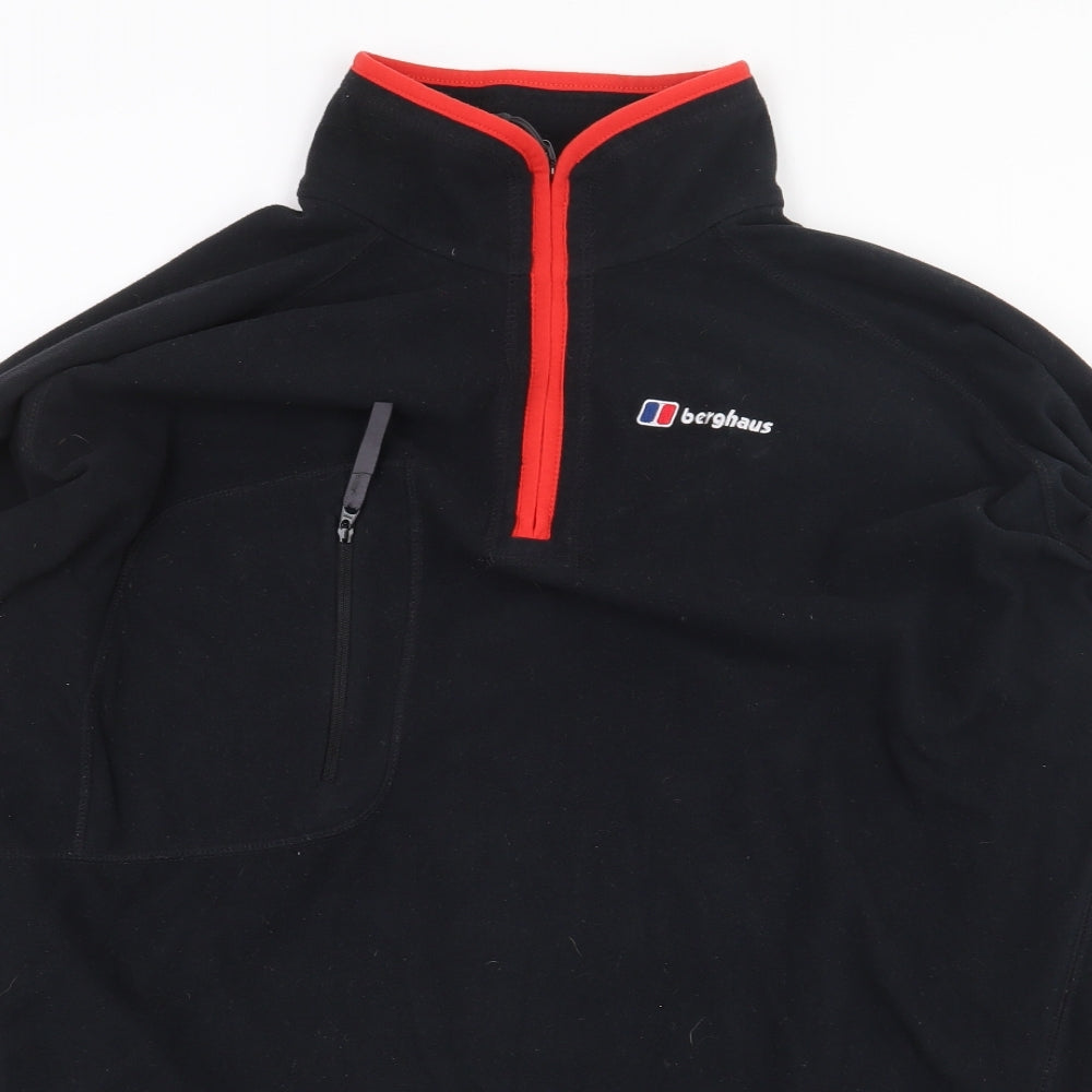 Berghaus Mens Black Polyester Pullover Sweatshirt Size XL