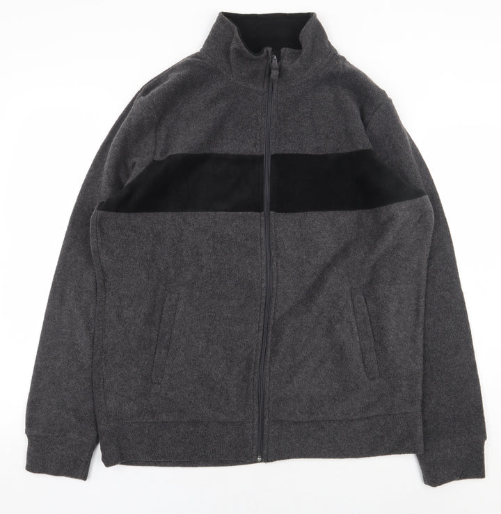 Livergy Mens Grey Jacket Size L Zip