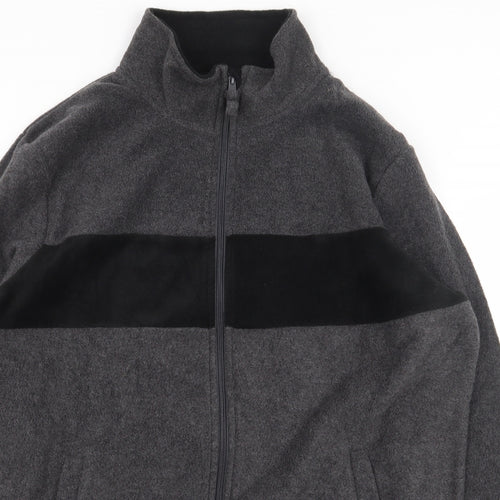 Livergy Mens Grey Jacket Size L Zip