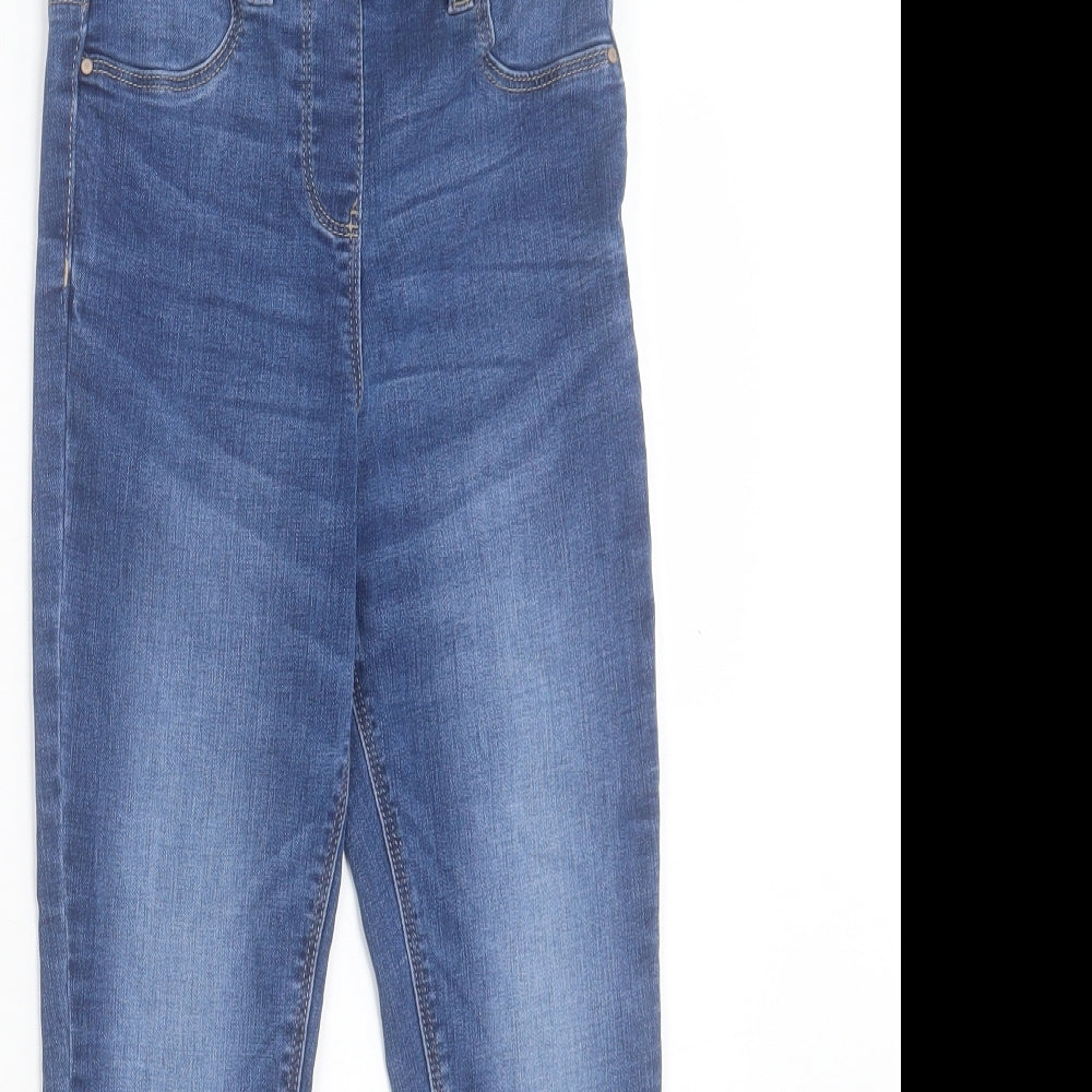 NEXT Boys Blue Cotton Skinny Jeans Size 9 Years Regular Button