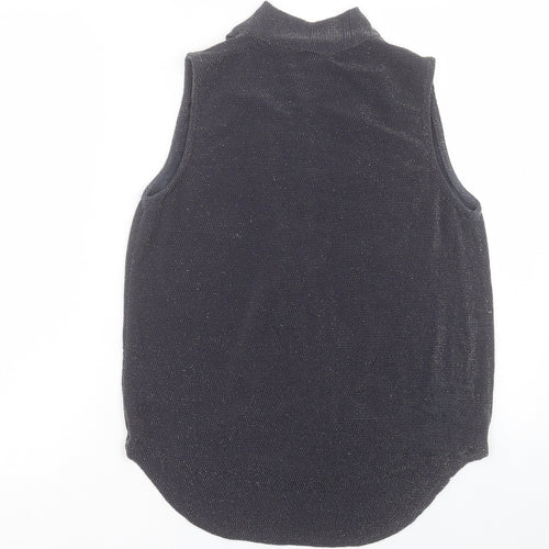 Papaya Womens Grey Polyamide Basic Tank Size 10 V-Neck