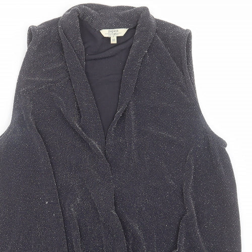 Papaya Womens Grey Polyamide Basic Tank Size 10 V-Neck