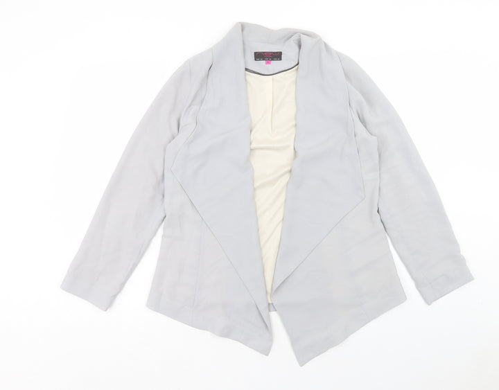 New Look Womens Grey Jacket Size 10
