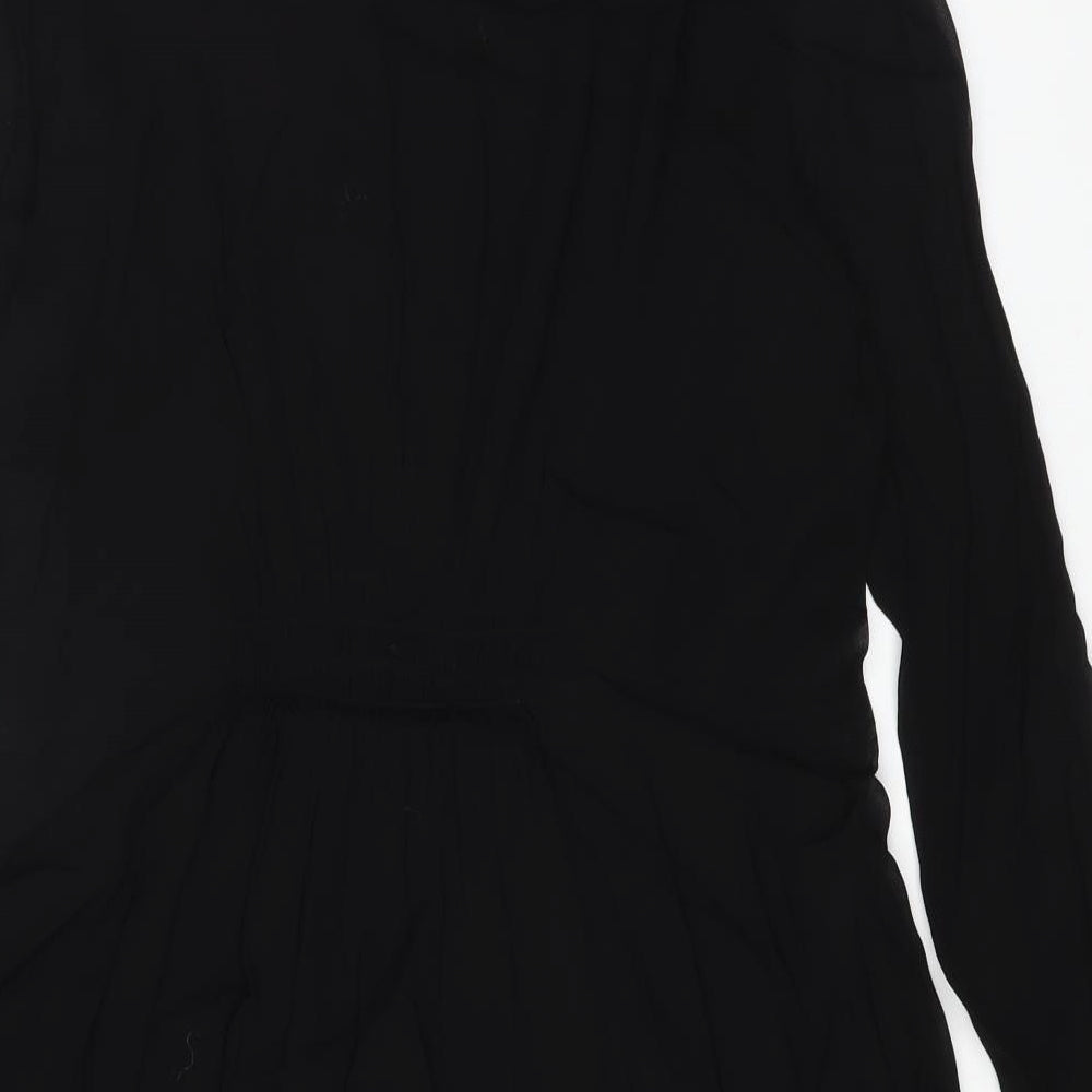 Kaliko Womens Black Viscose A-Line Size 18 Scoop Neck Pullover