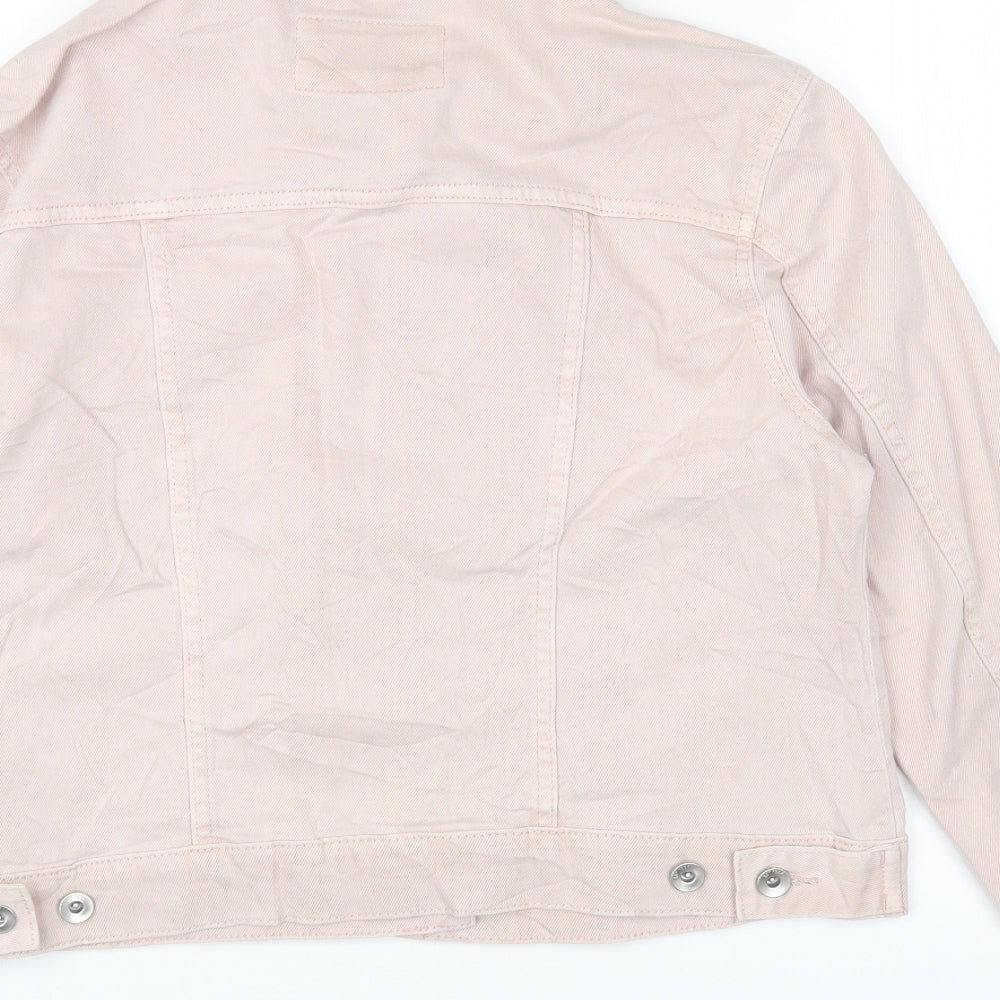 Marks and Spencer Womens Orange Jacket Size 14 Button