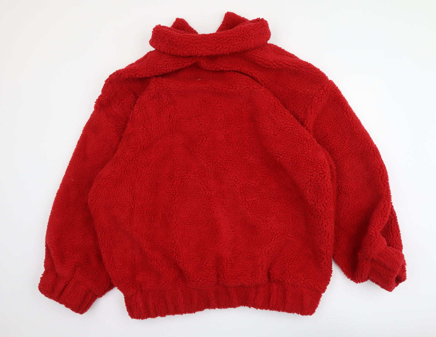 PRETTYLITTLETHING Womens Red Jacket Size 10 Zip
