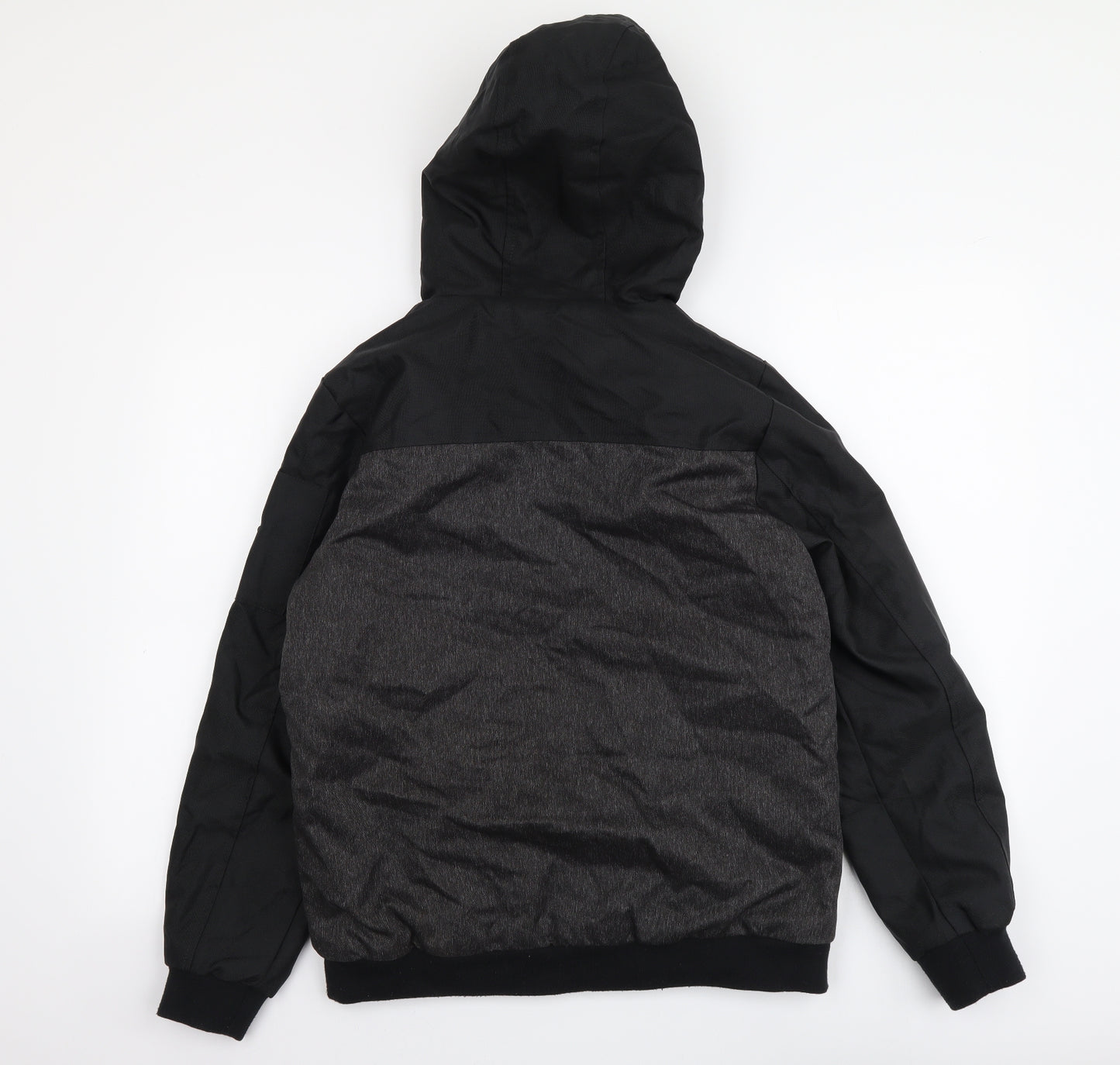 Primark Boys Black Jacket Size 13-14 Years Zip
