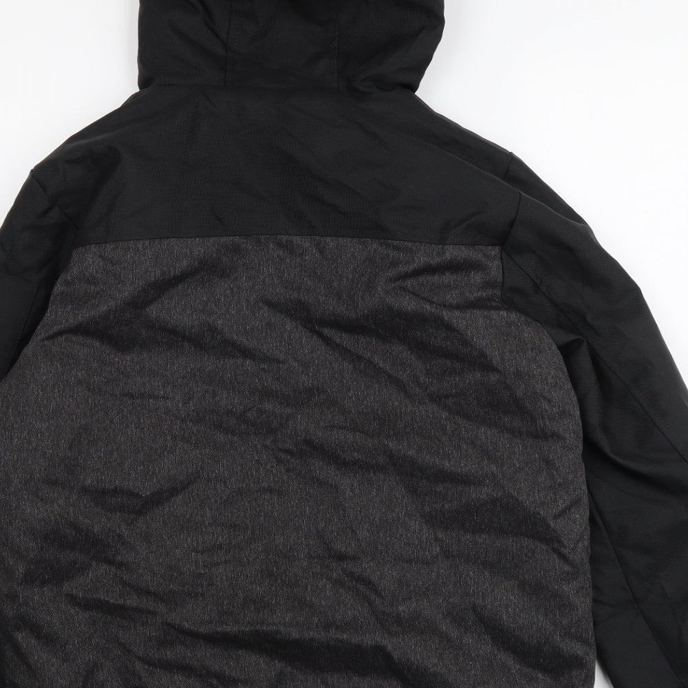 Primark Boys Black Jacket Size 13-14 Years Zip