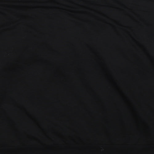 SheIn Womens Black Polyester Pullover Sweatshirt Size L Pullover