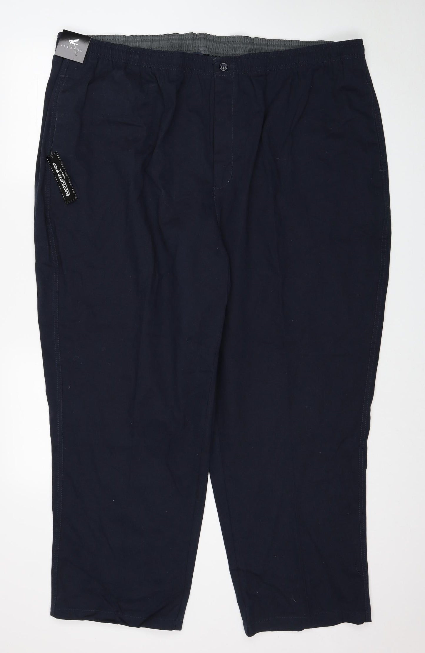 Pegasus Mens Blue Cotton Straight Jeans Size 50 in L27 in Regular Zip