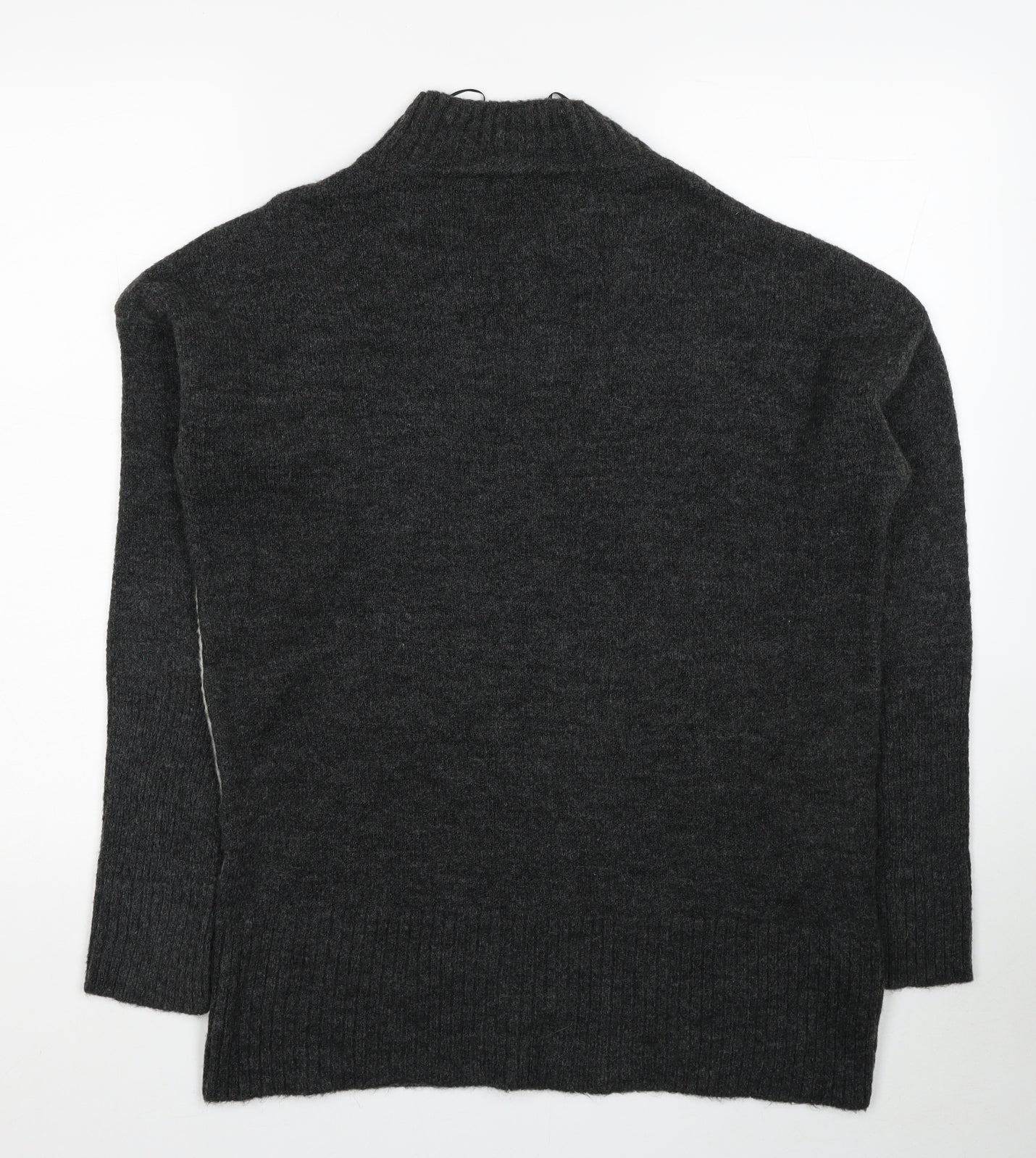 PEP&CO Womens Multicoloured Mock Neck Acrylic Pullover Jumper Size 10 - Colorblock Pattern